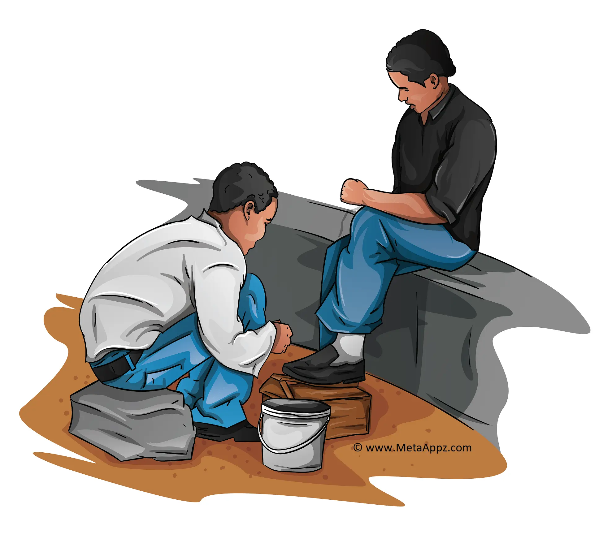 Ethiopian Shoe Shiner